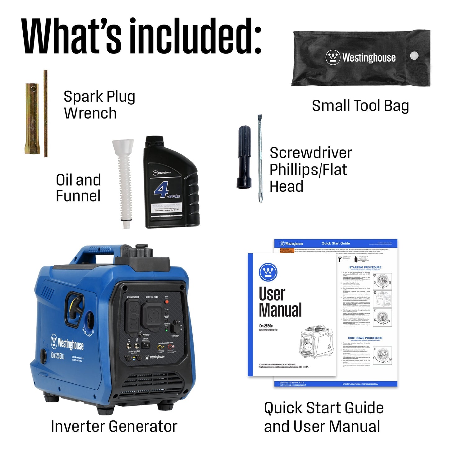 iGen2550c Inverter Generator with CO Sensor