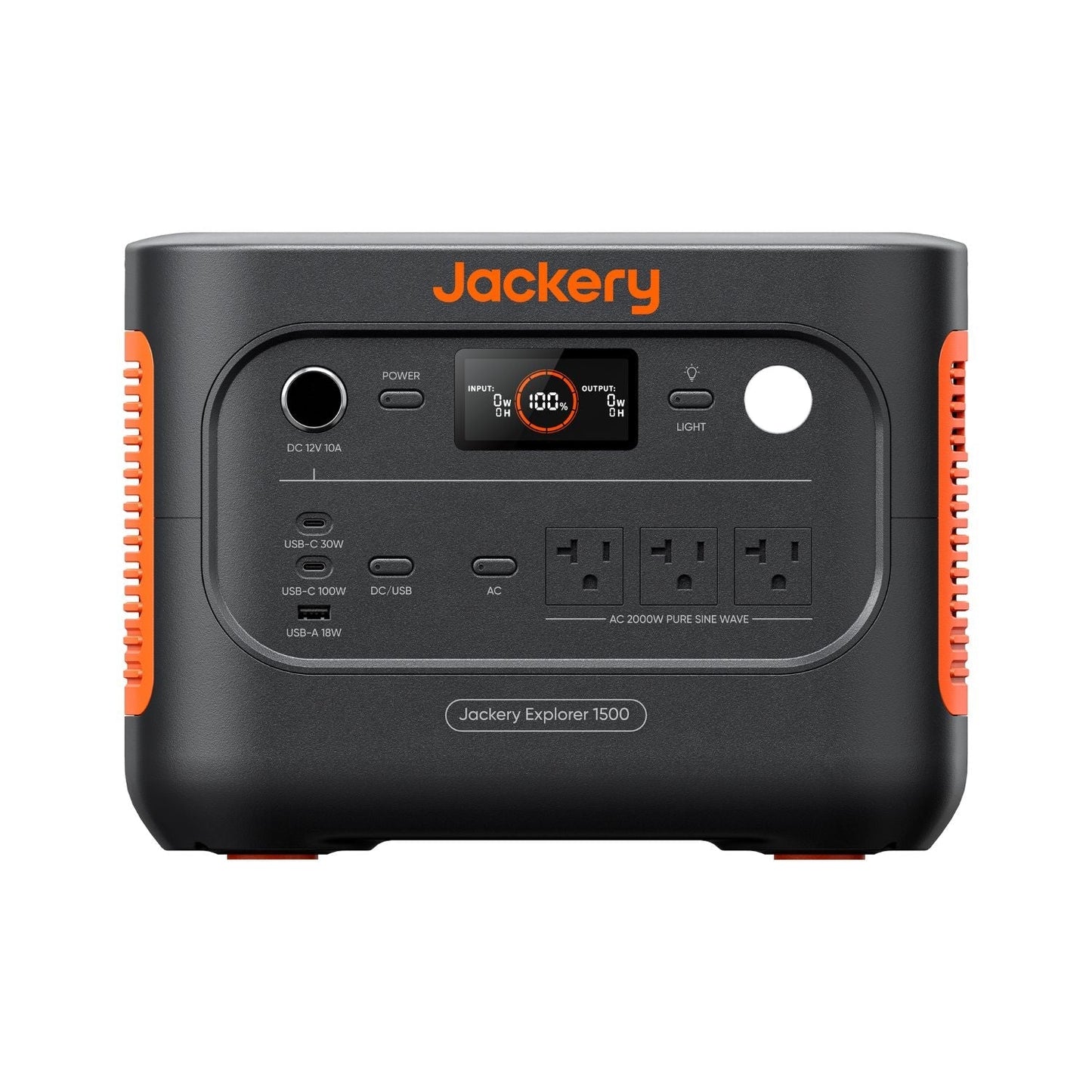 Jackery Explorer 1500 v2 Portable Power Station close up facing front