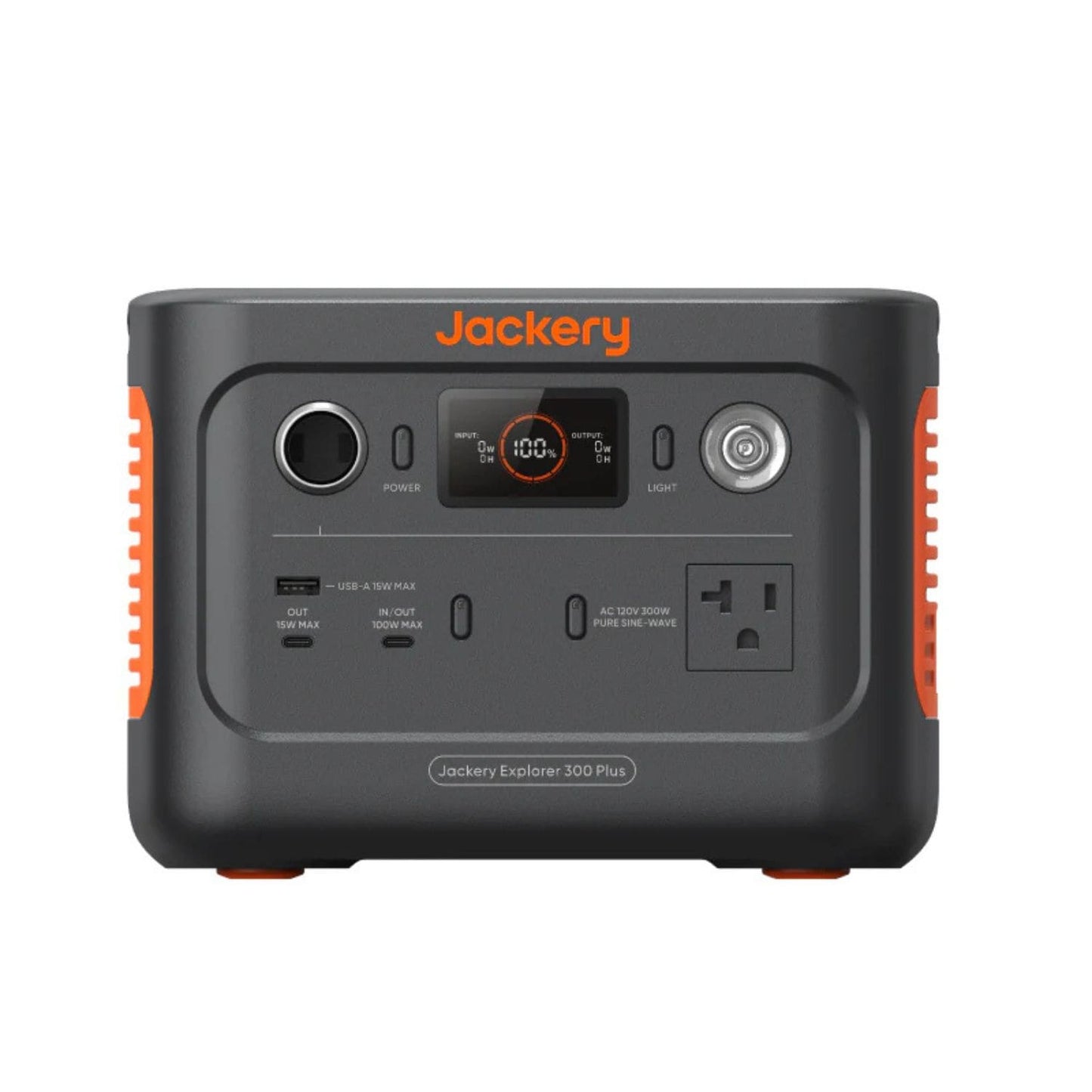 Jackery Explorer 300 Plus Front View Without Handle