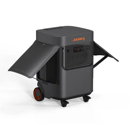 Jackery Explorer 5000 Plus Protective Cover with open cover on 