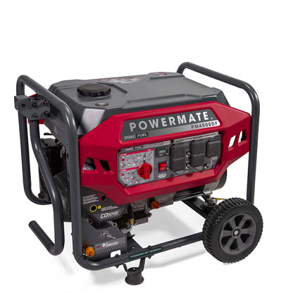 Generac/Powermate PM4500DF 3600W/4500W Recoil Start Dual Fuel Portable Generator with CO-Sense