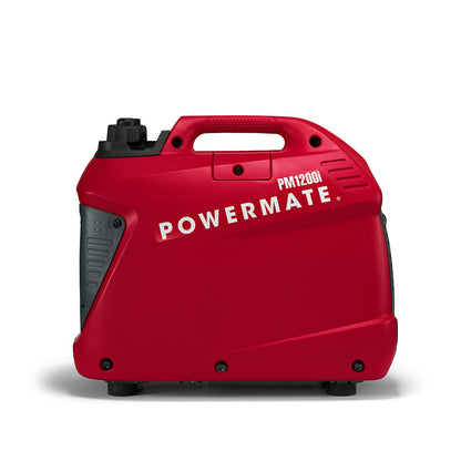 Powermate PM1200i 1000W/1200W Recoil Pull Start Gas Inverter Generator