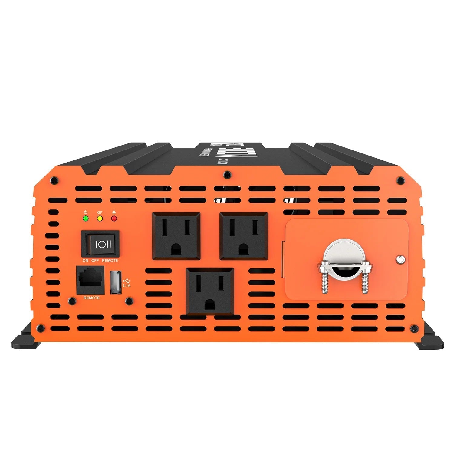 Rich Solar 2000 Watt 24 Volt Industrial Pure Sine Wave Inverter Power Side View