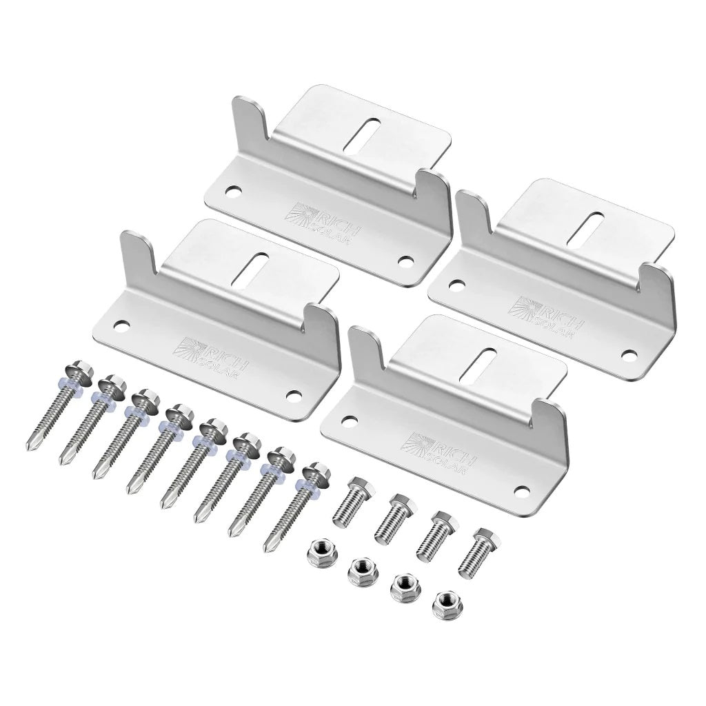Rich Solar 4000W 48V 120VAC Cabin Z-Brackets