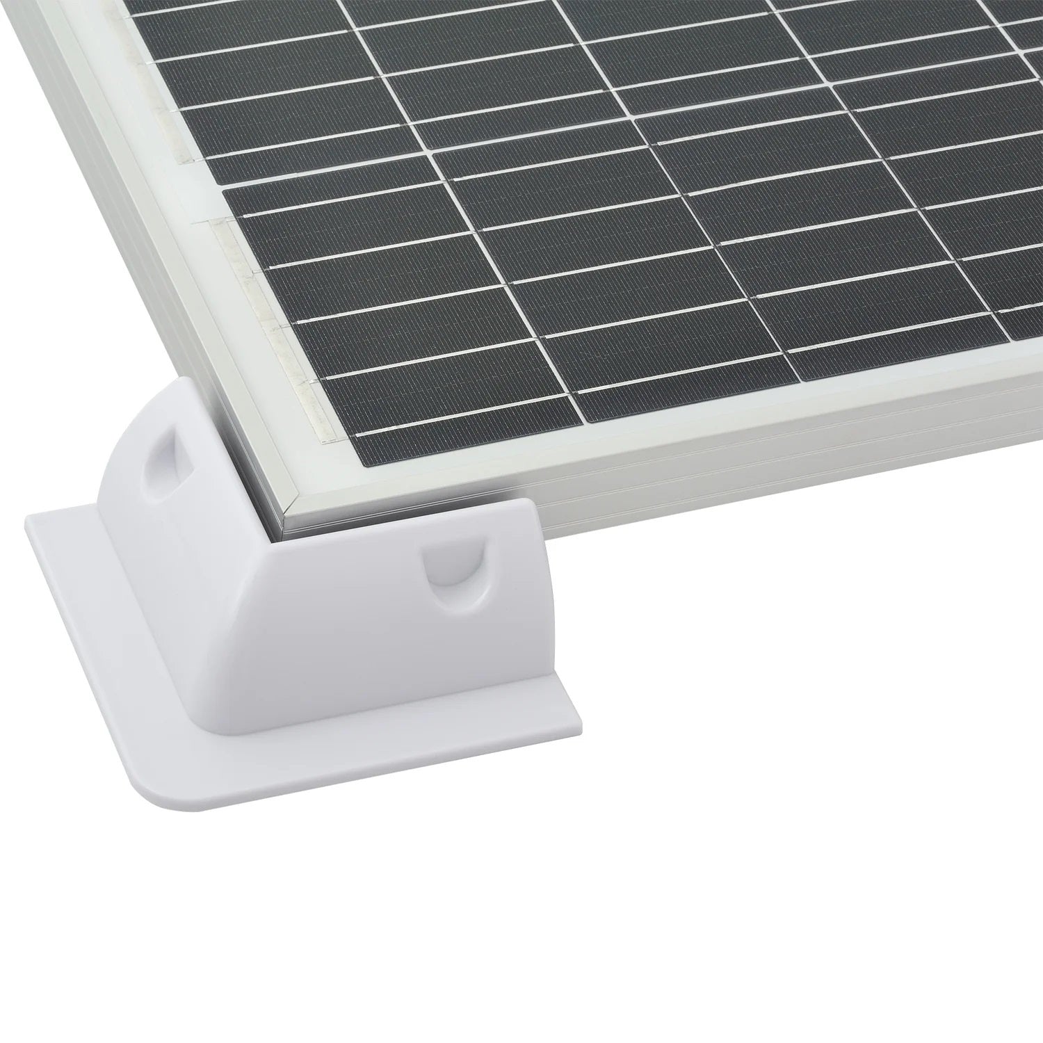 Rich Solar Corner Bracket Mount Set of 6 White At The Panel Corner Edge