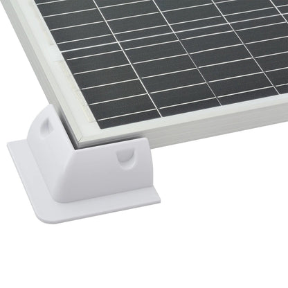 Rich Solar Corner Bracket Mount Set of 6 White At The Panel Corner Edge