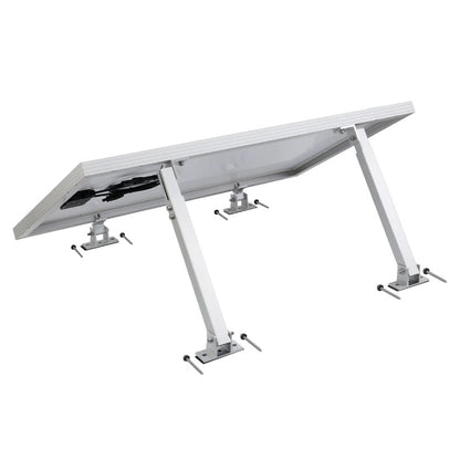 Rich Solar Flat Roof Tilt Mounts With Panel