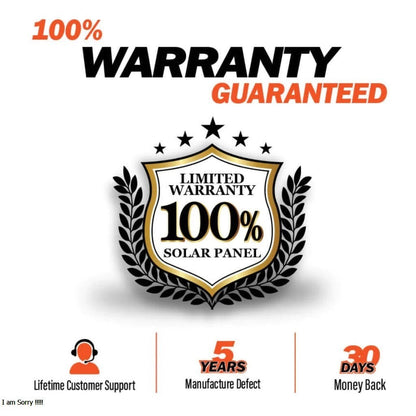Rich Solar MEGA 100 Watt Monocrystalline Solar Panel Warranty