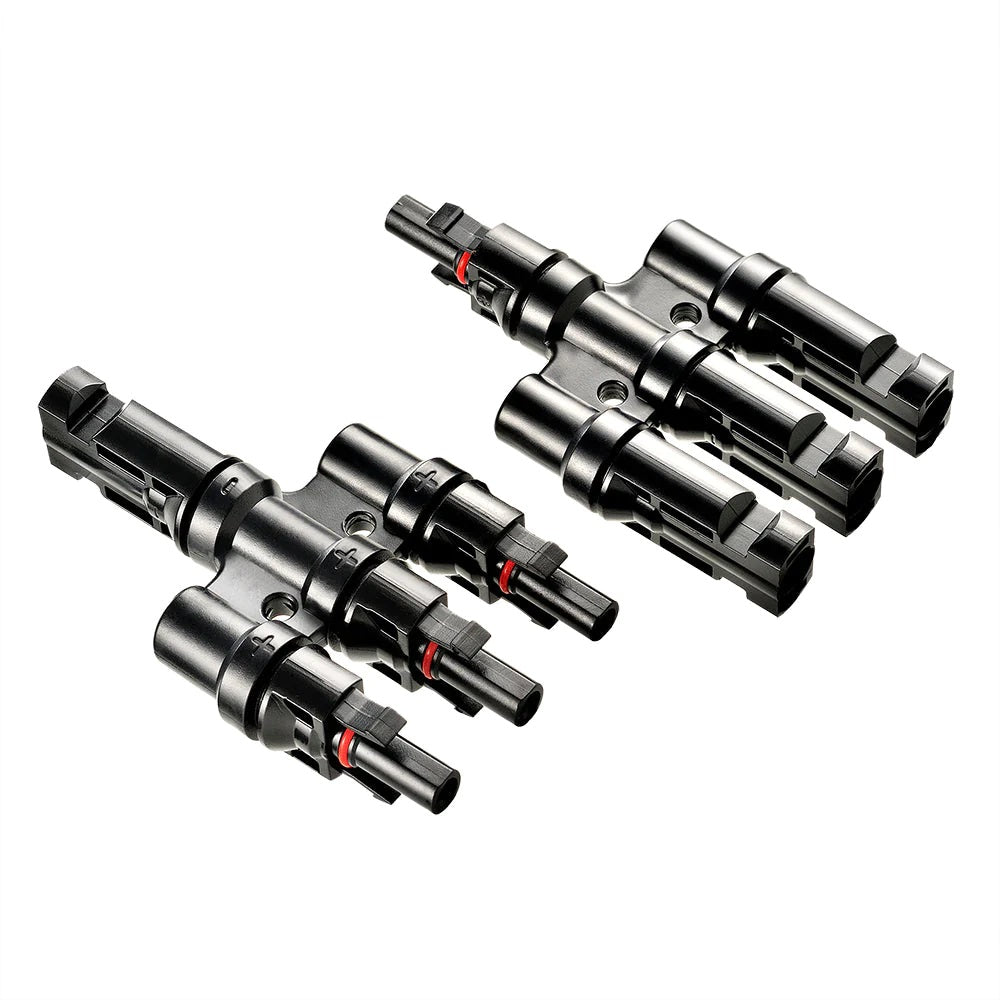 Rich Solar Y Branch Parallel Connectors 3 to 1 Left View