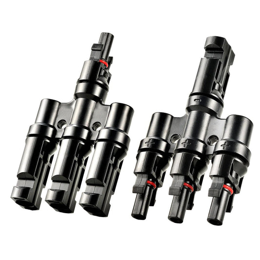 Rich Solar Y Branch Parallel Connectors 3 to 1 Right View