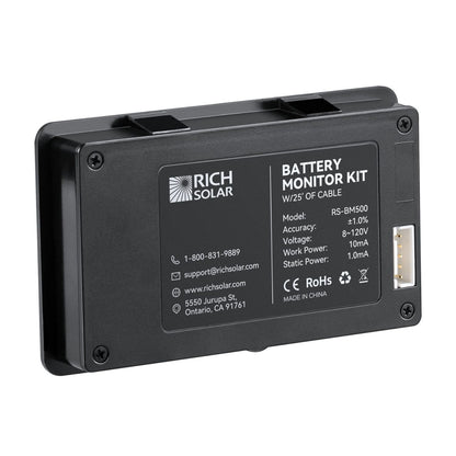 Rich Solar 500 Amp Battery Monitor Back View