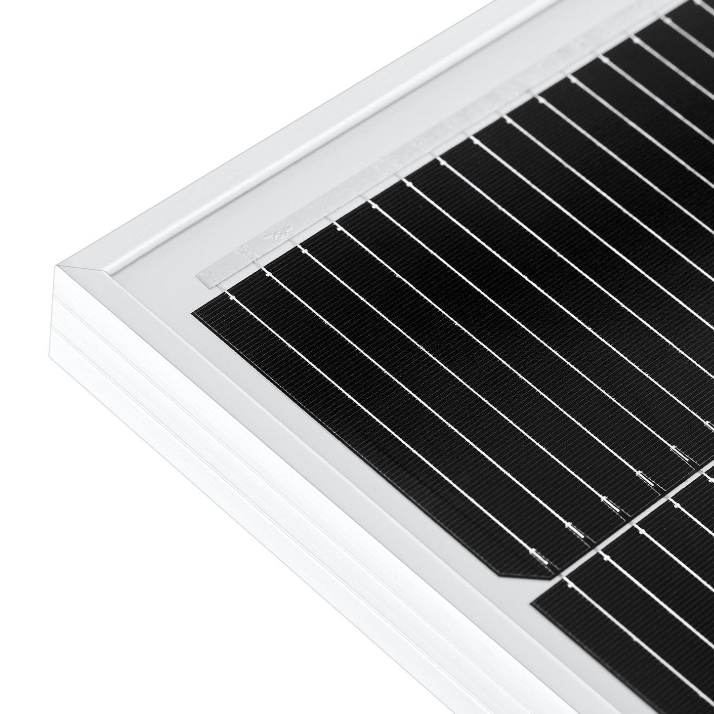 Rich Solar MEGA 130 Watt Slim Solar Panel close up view