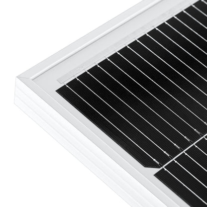 Rich Solar MEGA 130 Watt Slim Solar Panel close up view