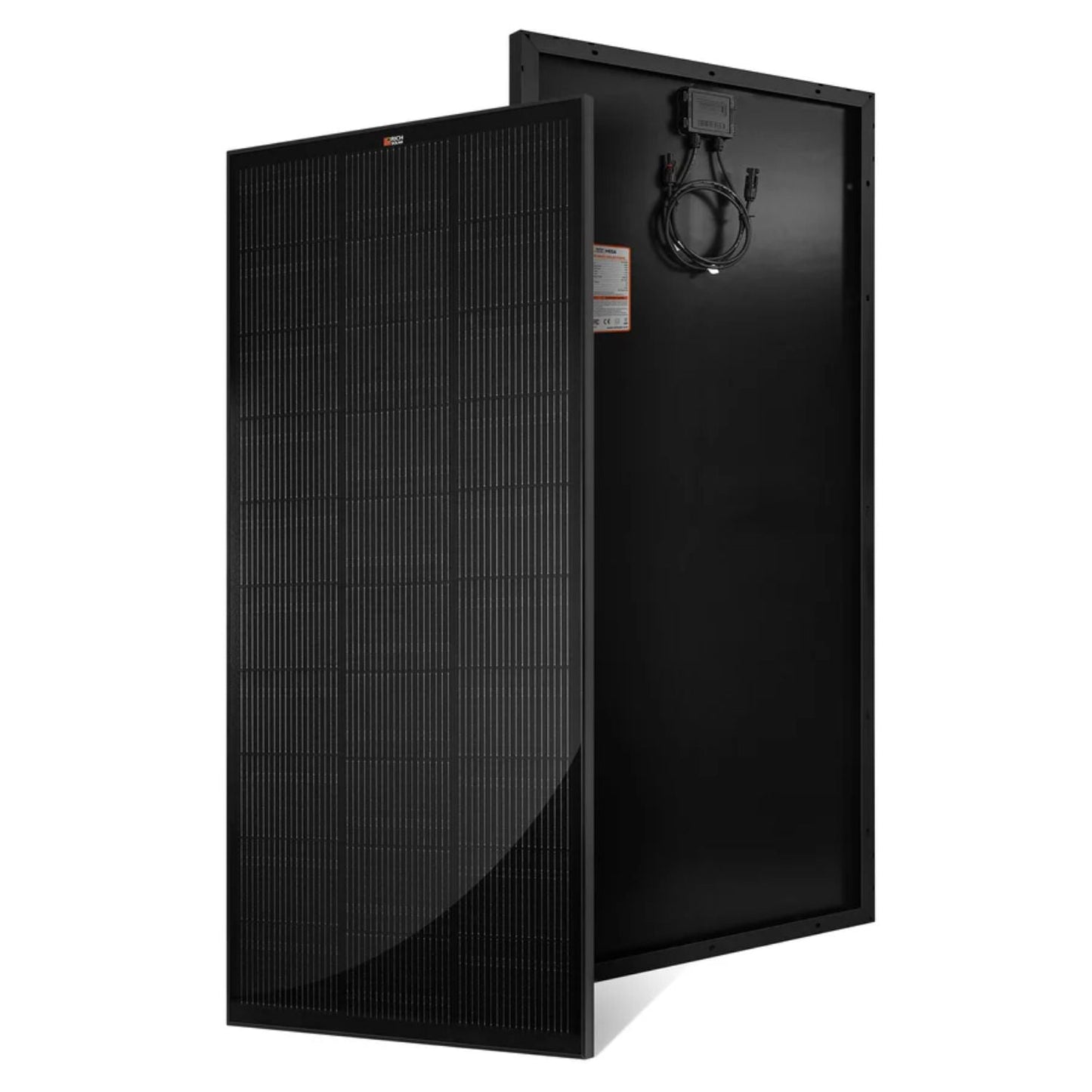 Rich Solar MEGA 200 Watt 12 Volt Monocrystalline Solar Panel Black