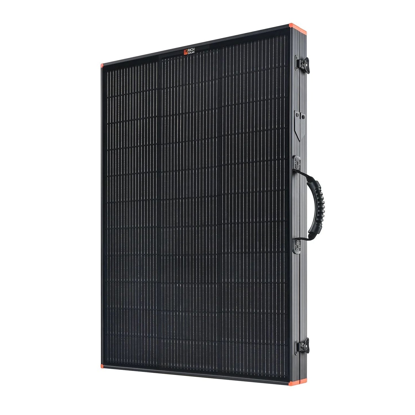 Rich Solar MEGA 200 Watt Briefcase Portable Solar Charging Kit when close