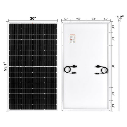 Rich Solar MEGA 220 Watt Solar Panel dimensions