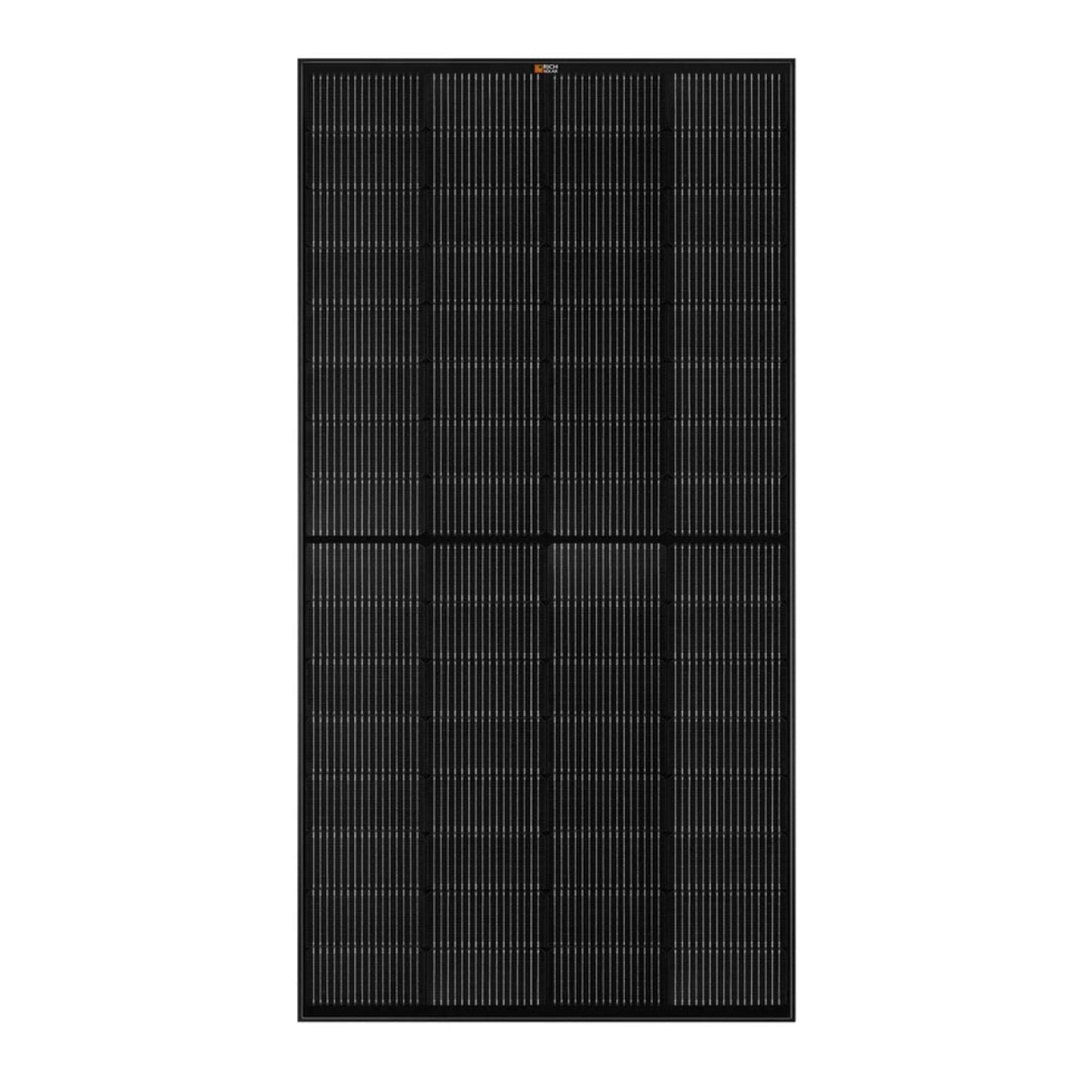 Rich Solar MEGA 250 ONYX Solar Panel Front View