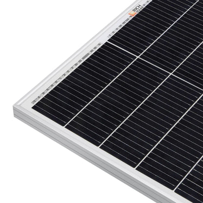 Rich Solar MEGA 335 PRO front edge close-up view