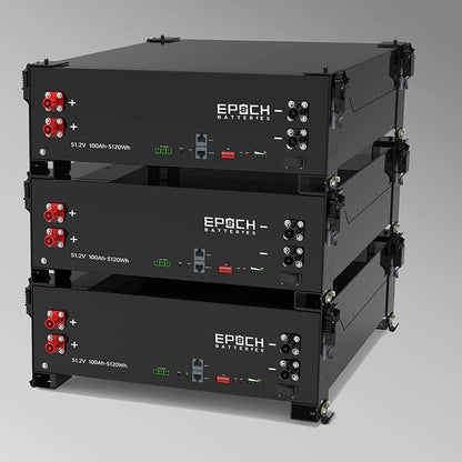 Epoch Batteries 48V 100Ah 5.12kWh Self-Heating Server Rack Lithium Battery