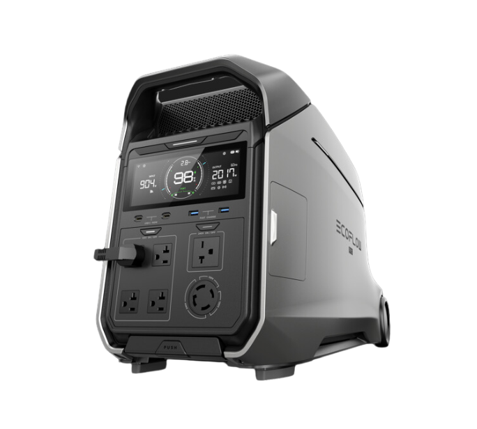 Special Bundle: EcoFlow DELTA Pro 3 Portable Power Station + 2 x 160W Portable Solar Panels