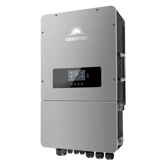 SunGold Power 10KW Hybrid Inverter 48V Split Phase Grid Feedback Batteryless