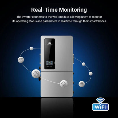 SunGold Power 12KW 48V All-in-one Hybrid Solar Inverter - Real time monitoring