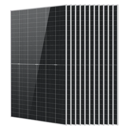 Twelve SunGold Power 590 Watt Bifacial Solar Panel