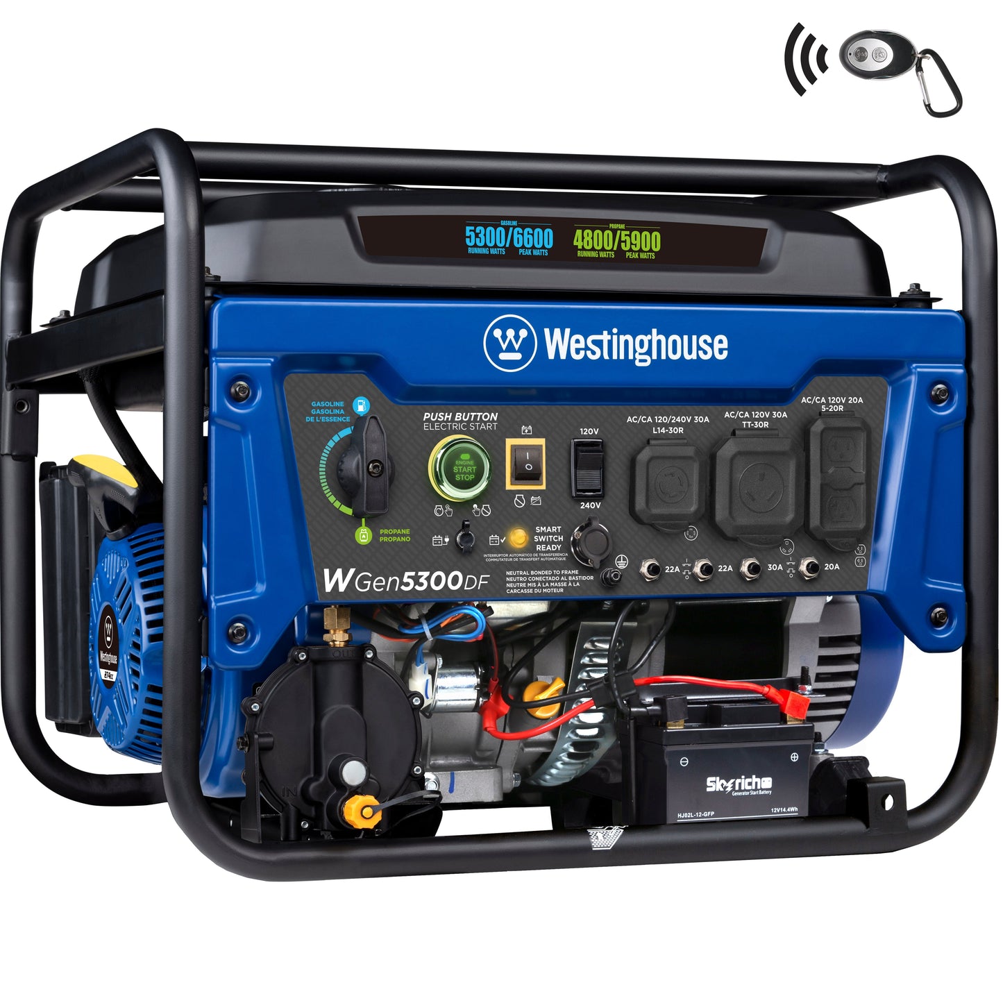 WGen5300DF Generator - Dual Fuel