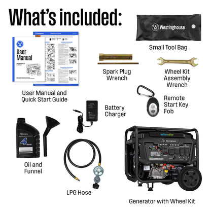 WGen9500DFc EFI - Dual Fuel with CO Sensor