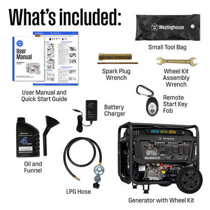 WGen9500TFc EFI - Tri-Fuel with CO Sensor