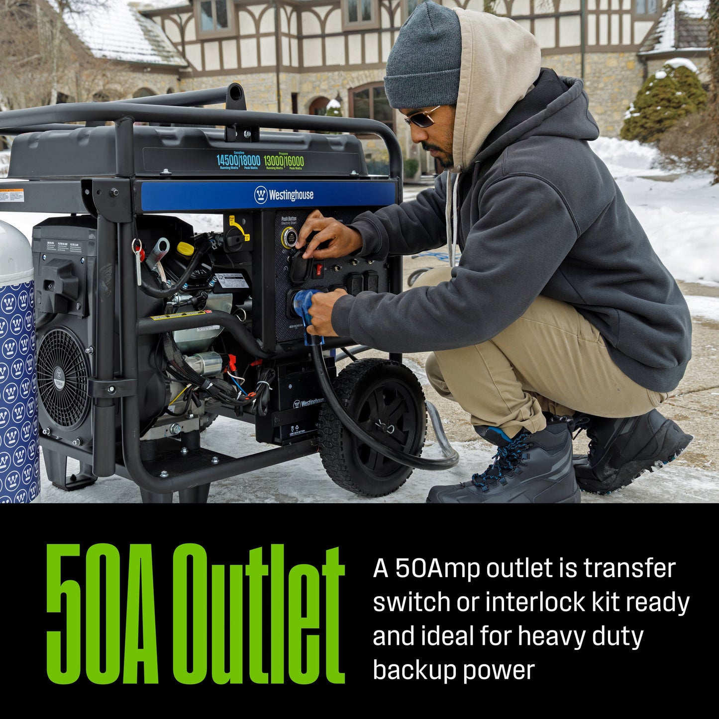 WGen14500DF Generator - Dual Fuel