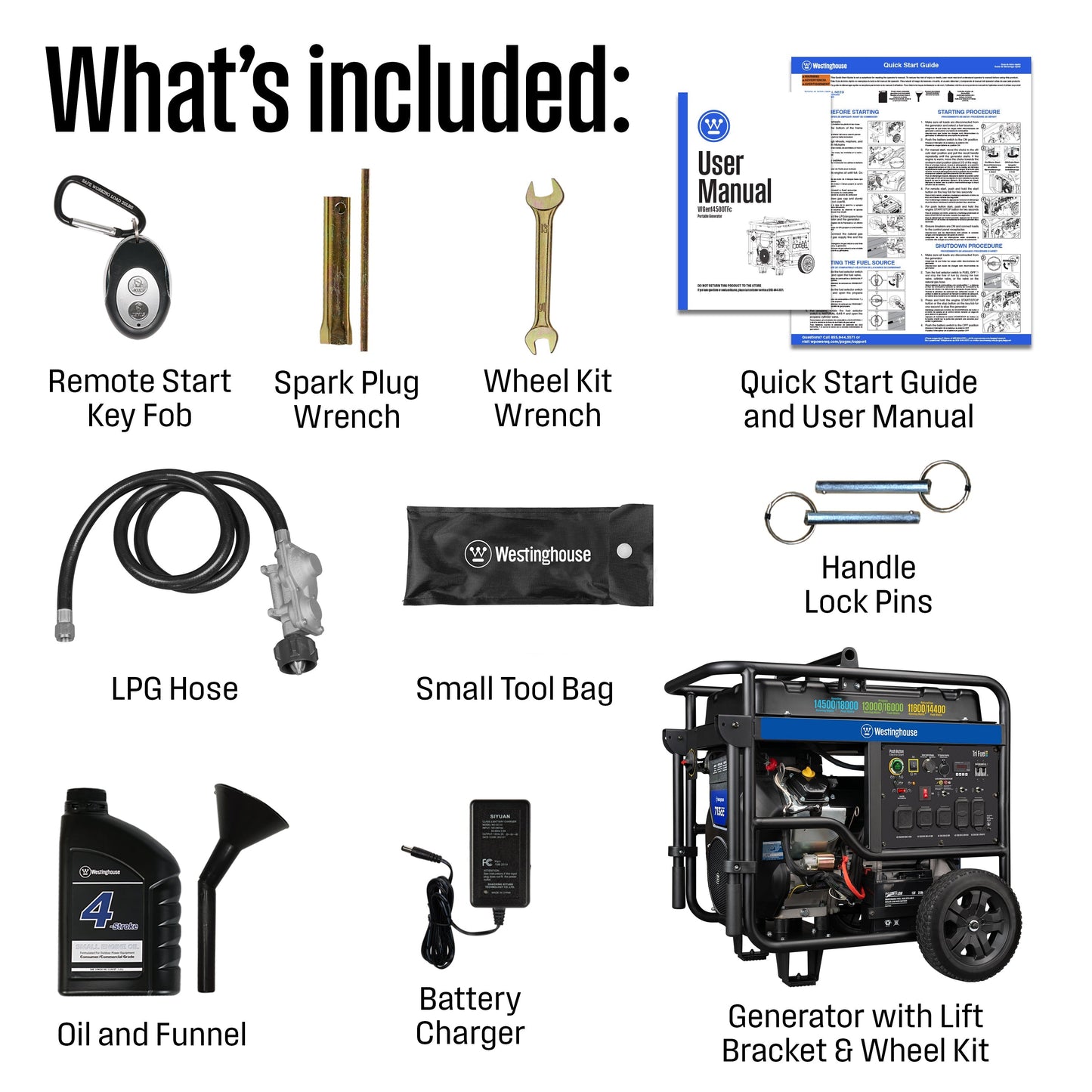 WGen14500TFc - Tri-Fuel with CO Sensor