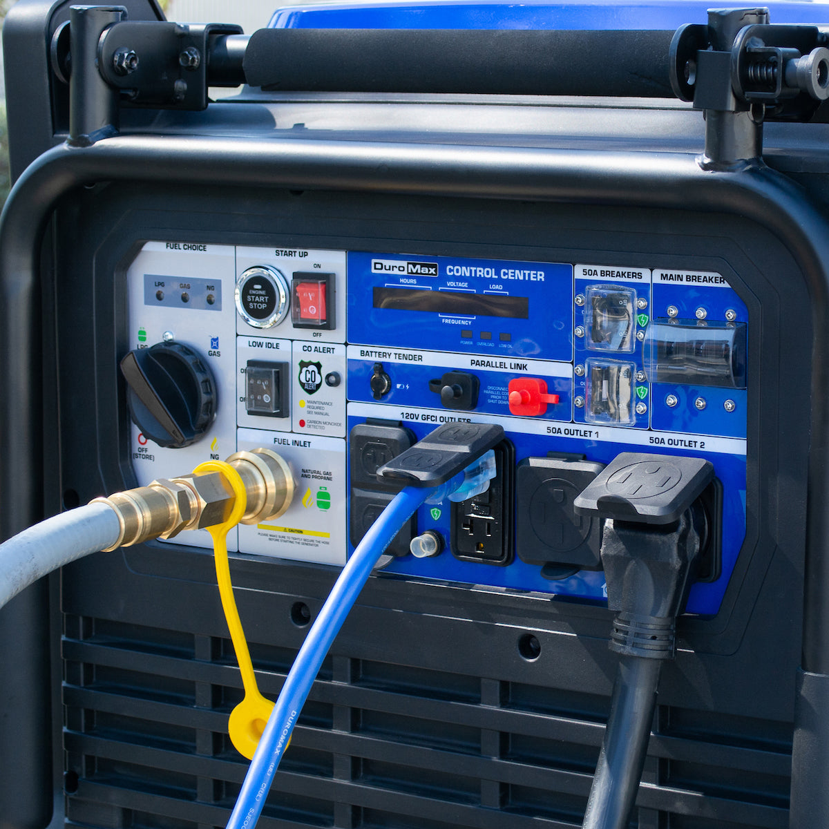 DuroMax XP16000iHT 16,000 Watt Tri Fuel Portable Inverter Generator - Quiet, Low THD