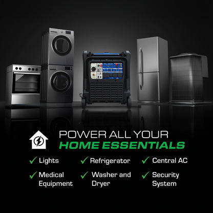 DuroMax XP28000iH 28,000 Watt Dual Fuel Portable Inverter Generator w/ CO Alert