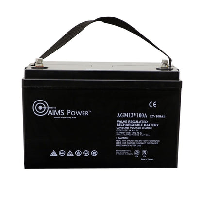 AIMS Power 400W 12VDC Off-Grid Solar Kit | 120W Solar