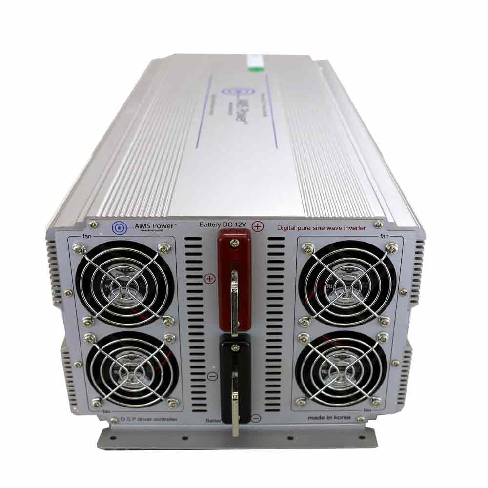 AIMS Power 5000 Watt 24 Volt Pure Sine Power Inverter Side View