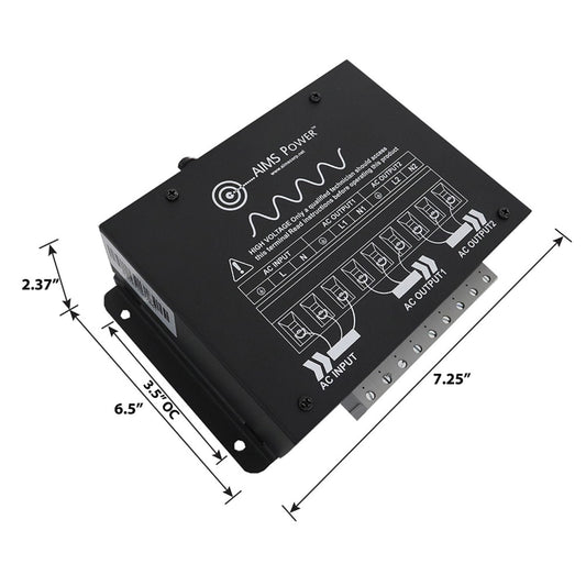 AIMS Power Energy Management Switch dimension