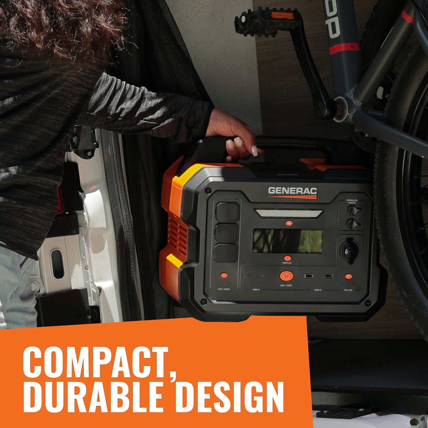 Generac GB1000 1600W/ 3200W 1086Wh Portable Power Station