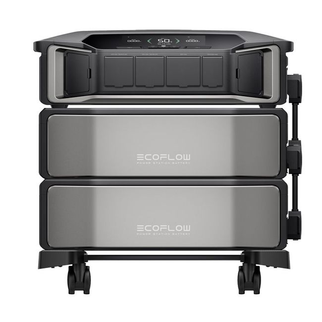 Ecoflow Delta Pro Ultra Expanded Powerstation and Smart Home Panel 2 Kit - 12.2 kWh storage - with 4x 400W Rigid Solar Panels