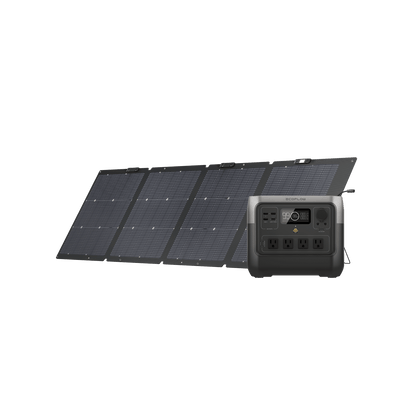 EcoFlow RIVER 2 Pro + 1*220W Portable Solar Panel