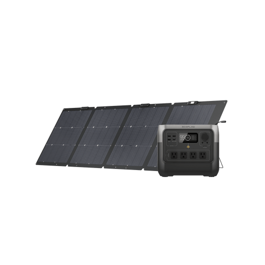 EcoFlow RIVER 2 Pro + 1*220W Portable Solar Panel