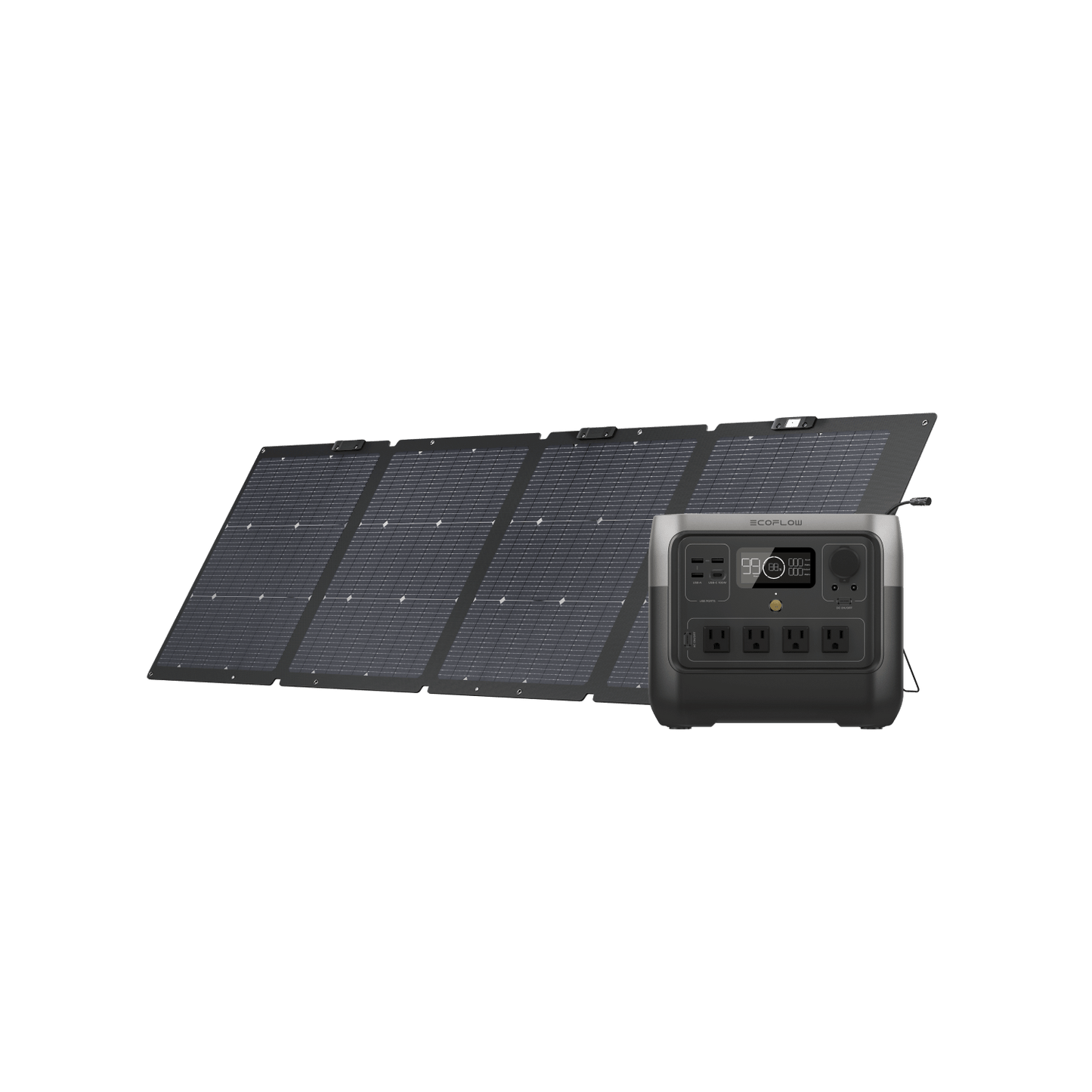 EcoFlow RIVER 2 Pro + 1*110W Portable Solar Panel