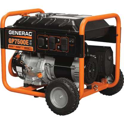 Generac GP7500E 7500W/9375W Gas Generator Electric Start