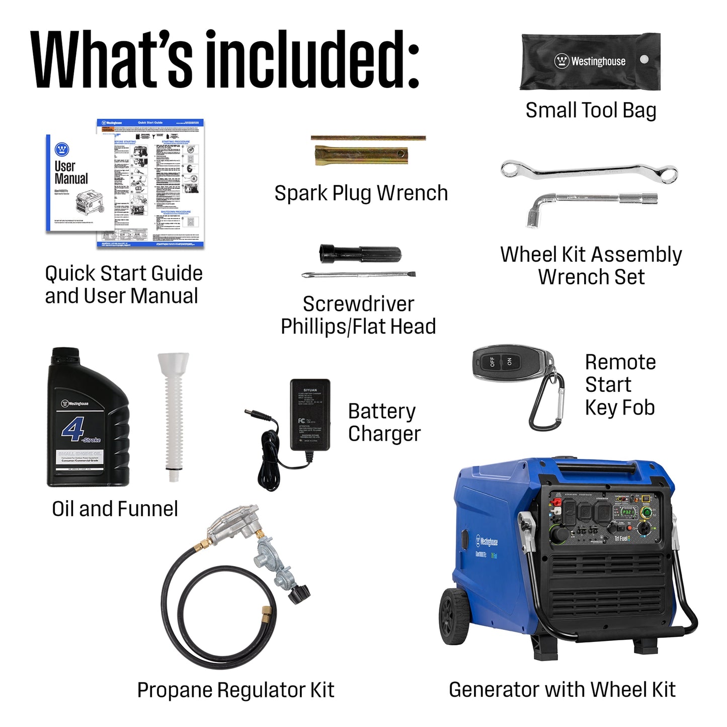 iGen11000TFc Inverter Generator - Tri-Fuel with CO Sensor