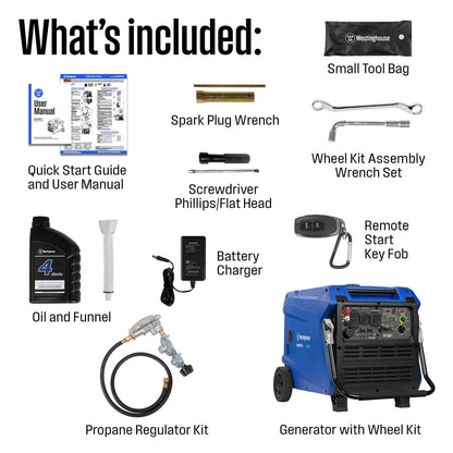 iGen11000TFc Inverter Generator - Tri-Fuel with CO Sensor