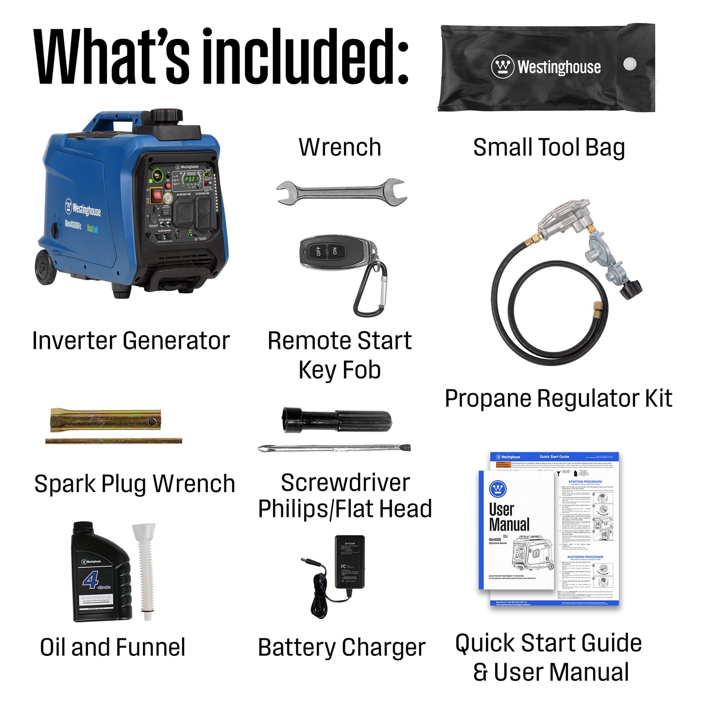 iGen4000DFc Inverter Generator - Dual Fuel with CO Sensor