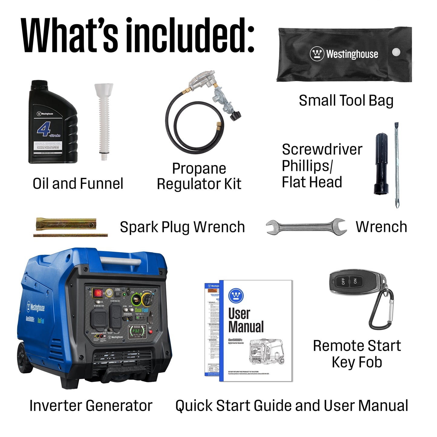 iGen5000DFc Inverter Generator Dual Fuel with CO Sensor