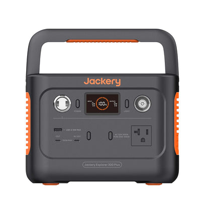 Jackery Explorer 300 Plus Front View With Handle 
