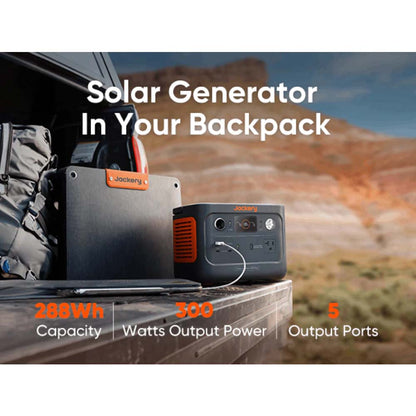 The Jackery Explorer 300 Plus Is A Solar Generator In Your Backpack